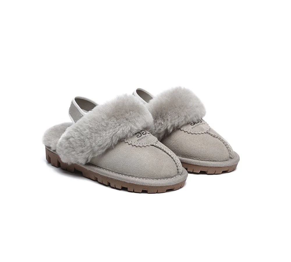 UGG Australian Shepherd Kids Slingback Ugg Slipper Waffle Plus