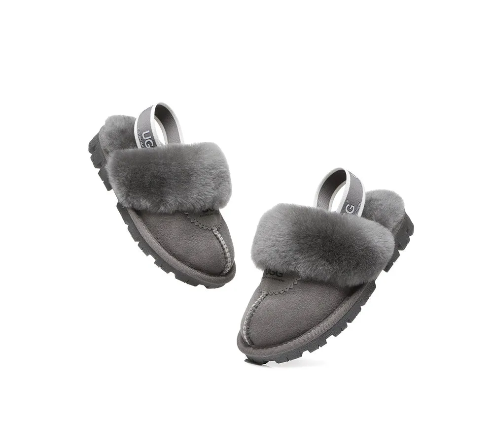 UGG Australian Shepherd Kids Slingback Ugg Slipper Waffle Plus