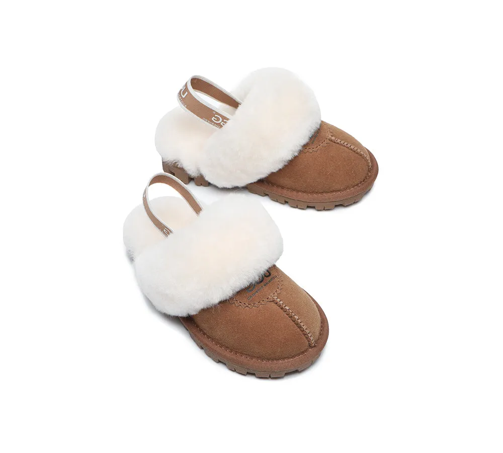 UGG Australian Shepherd Kids Slingback Ugg Slipper Waffle Plus