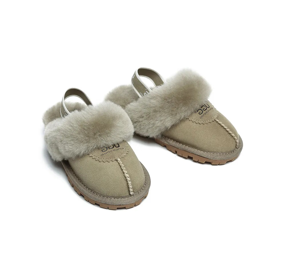 UGG Australian Shepherd Kids Slingback Ugg Slipper Waffle Plus