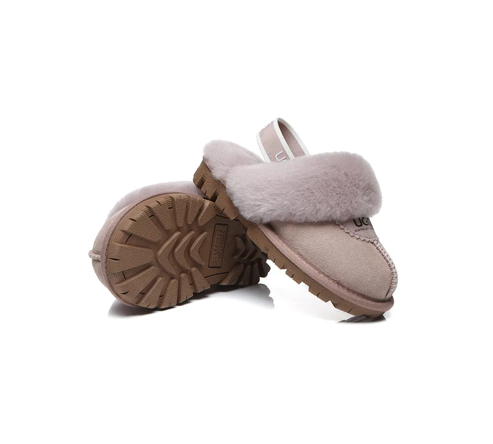 UGG Australian Shepherd Kids Slingback Ugg Slipper Waffle Plus