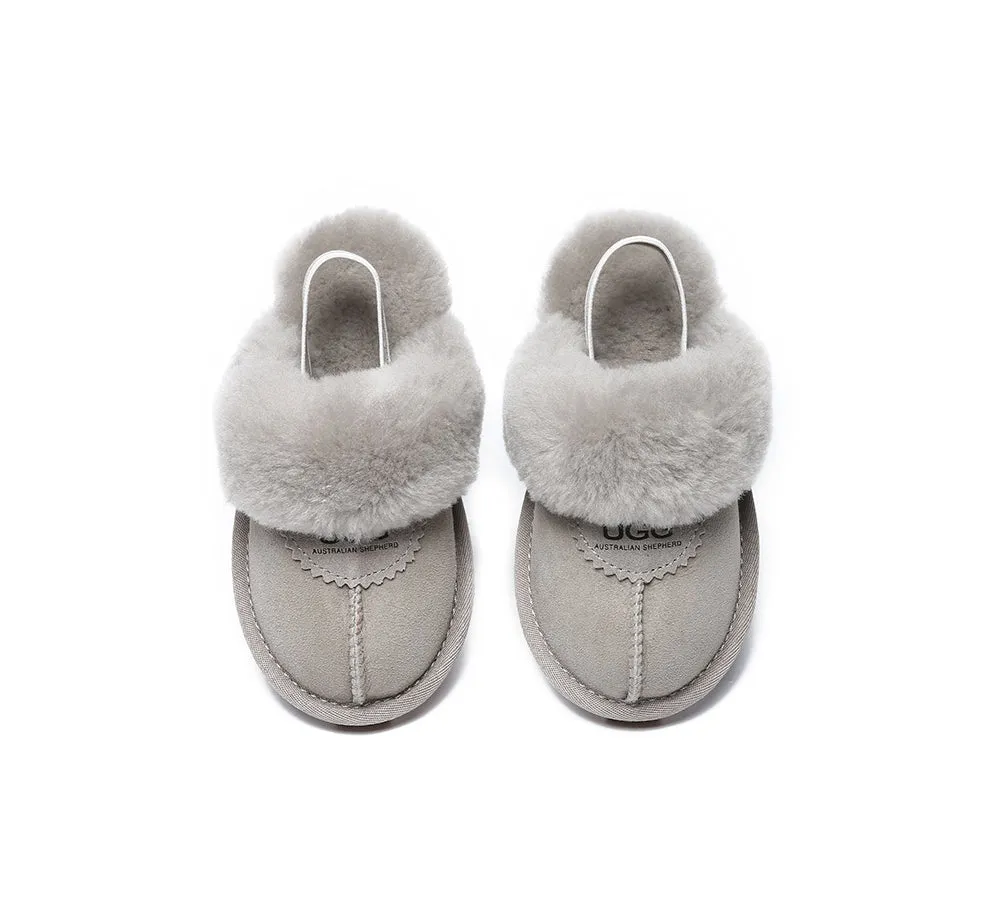 UGG Australian Shepherd Kids Slingback Ugg Slipper Waffle Plus