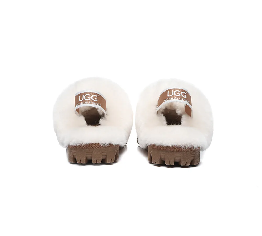 UGG Australian Shepherd Kids Slingback Ugg Slipper Waffle Plus