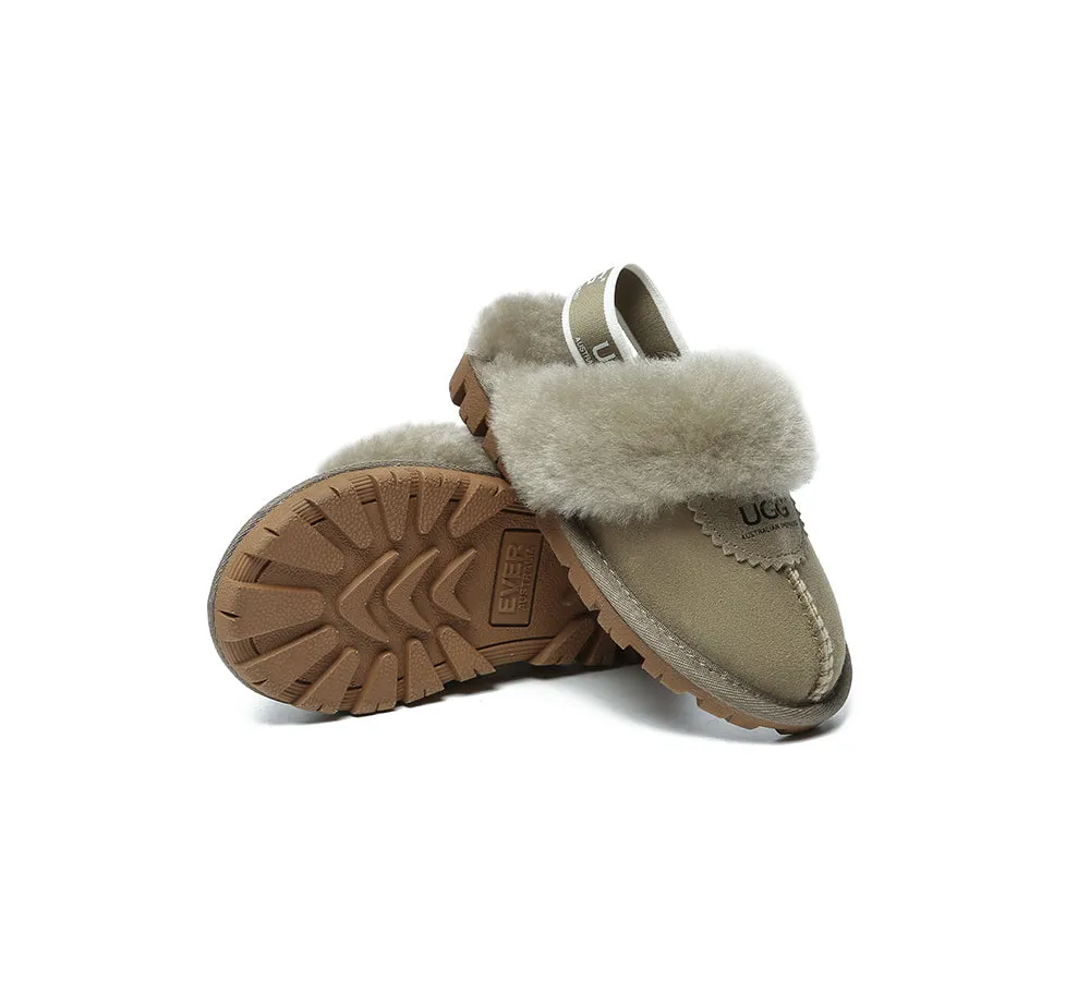 UGG Australian Shepherd Kids Slingback Ugg Slipper Waffle Plus