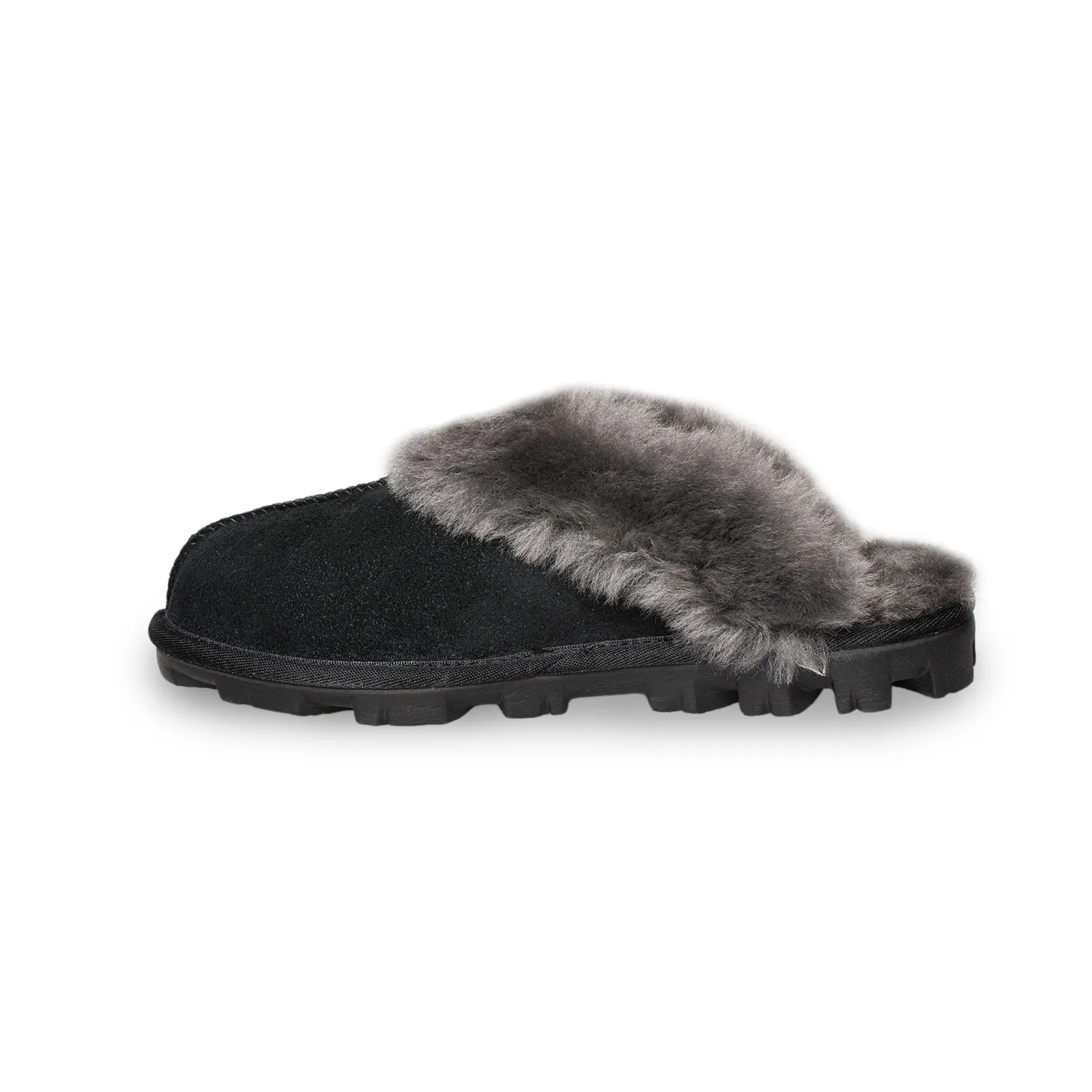 UGG Coquette Rubber Black Slippers - Women's