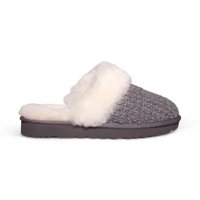 UGG Cozy Knit Charcoal Slippers - Women's