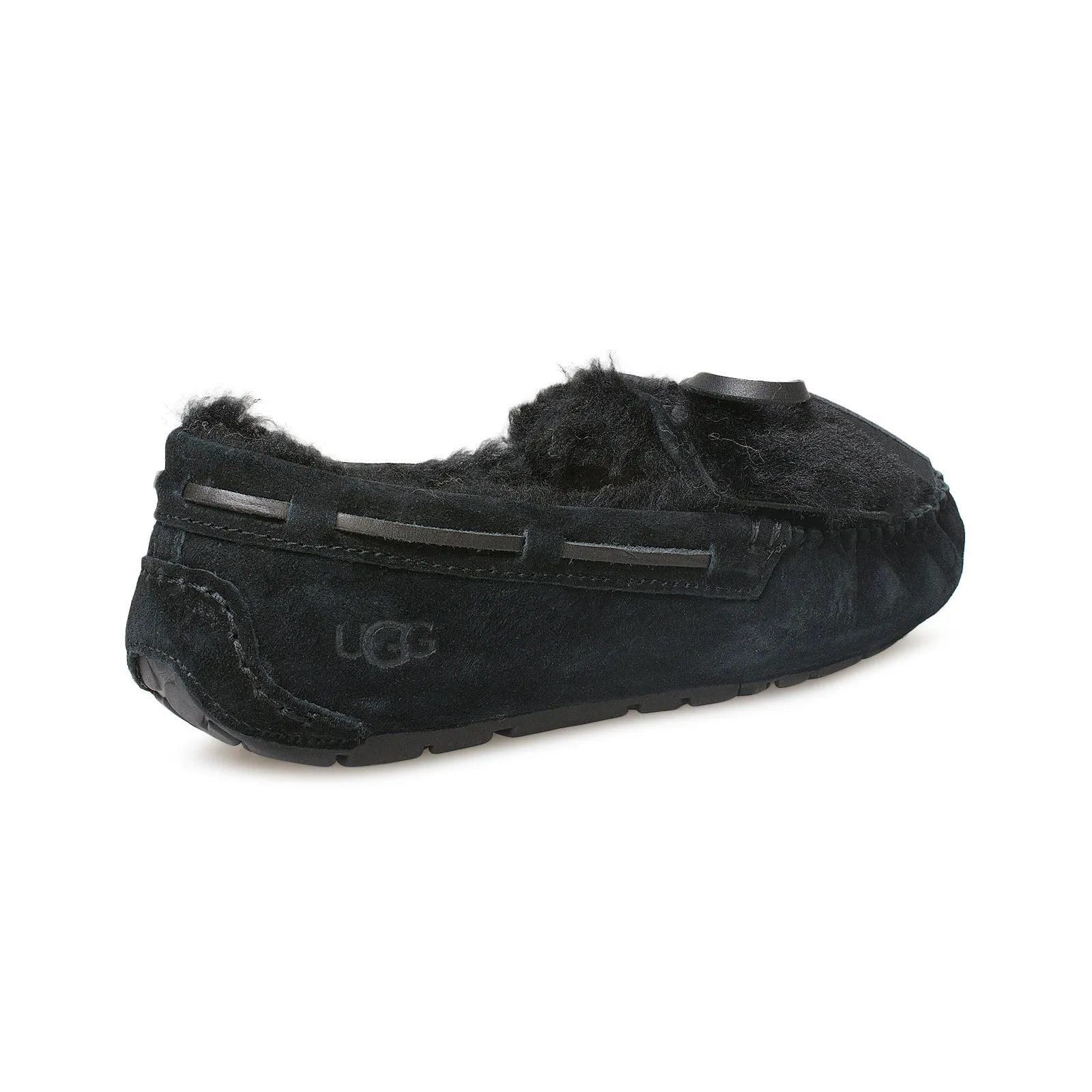 UGG Dakota Double Bow Black Slippers - Women's