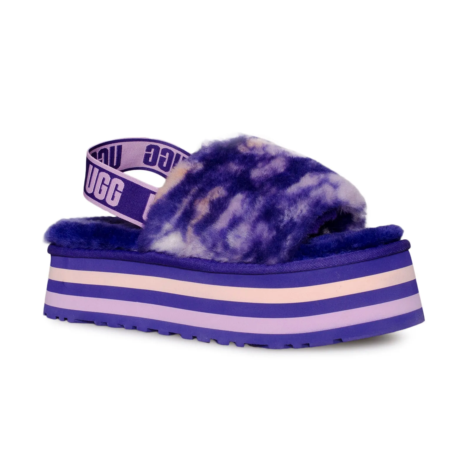 UGG Disco Marble Slide Violet Night Slippers - Women's