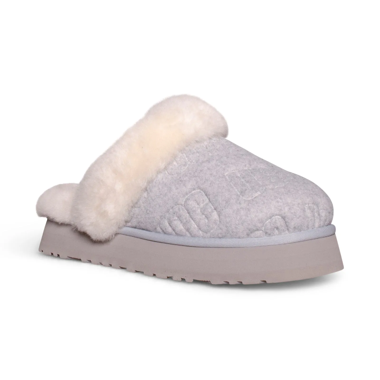 UGG Disquette Felted Grey Slippers - Women's