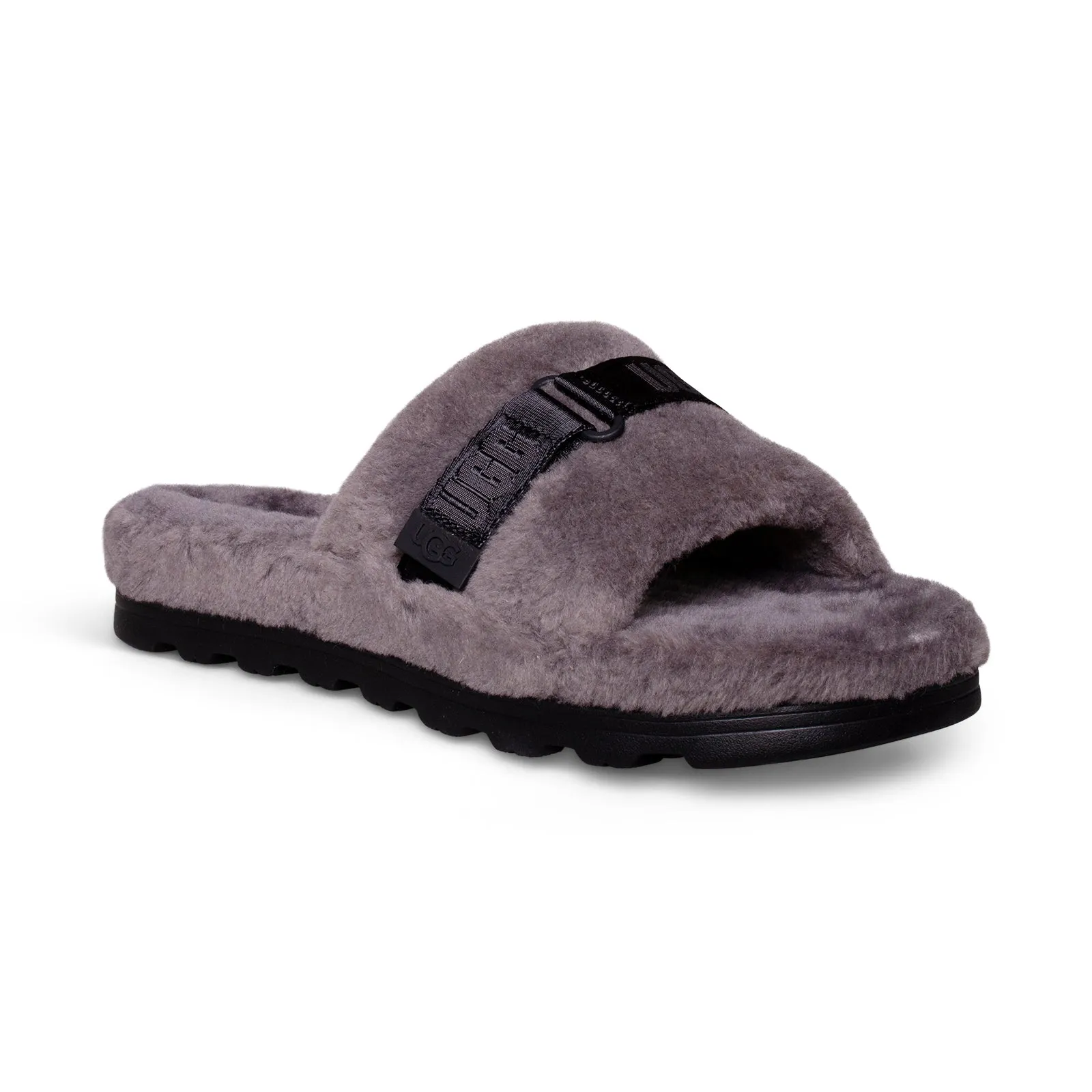 UGG Fluff Up Charcoal Slippers - Men's