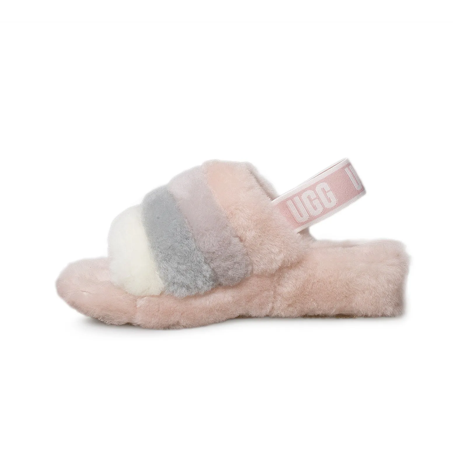 UGG Fluff Yeah Slide Quartz Multi Slippers - Youth