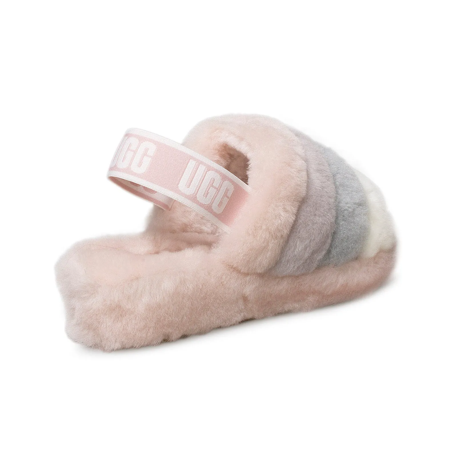 UGG Fluff Yeah Slide Quartz Multi Slippers - Youth