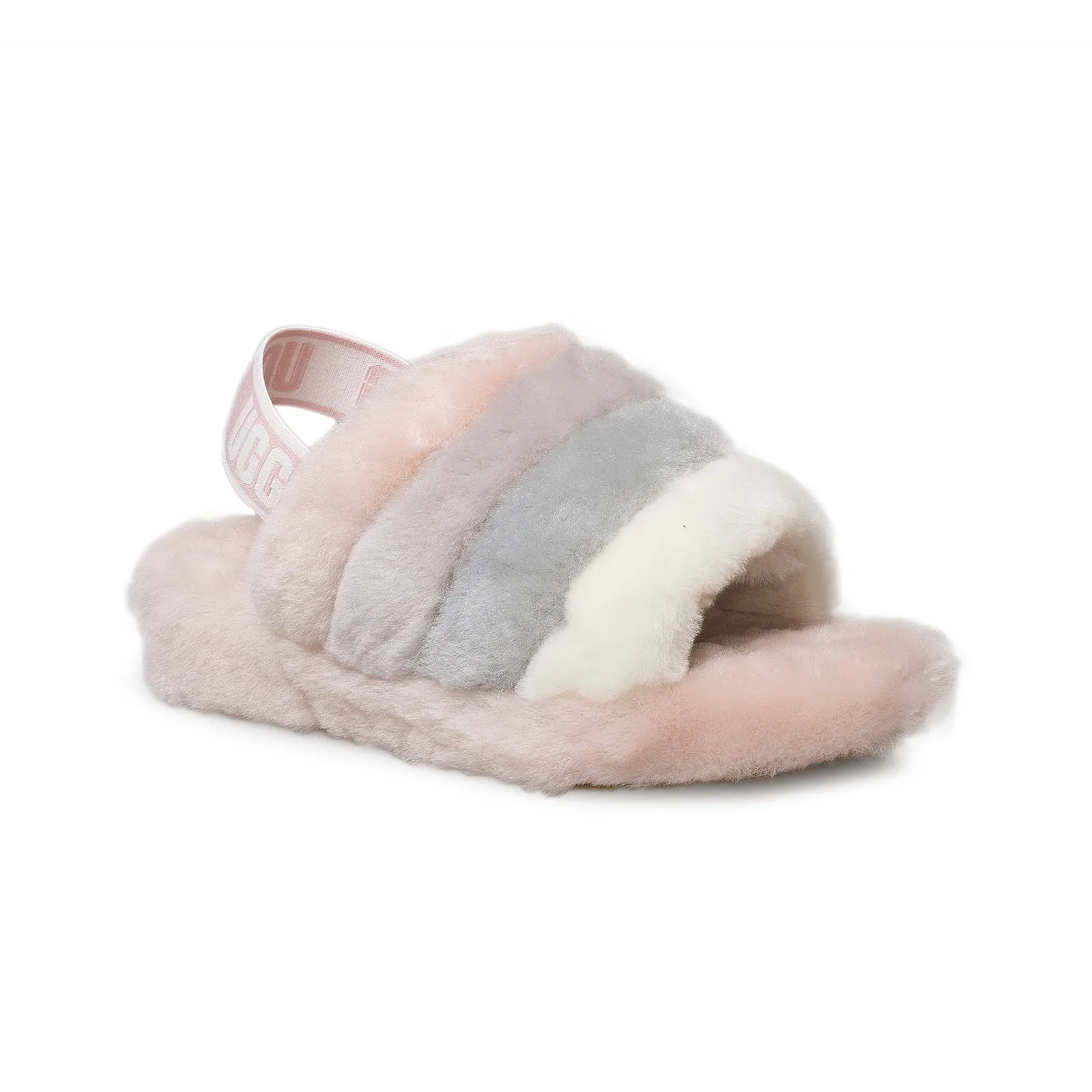 UGG Fluff Yeah Slide Quartz Multi Slippers - Youth