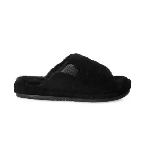 UGG Fluff You Black TNL Black Slippers - Men's