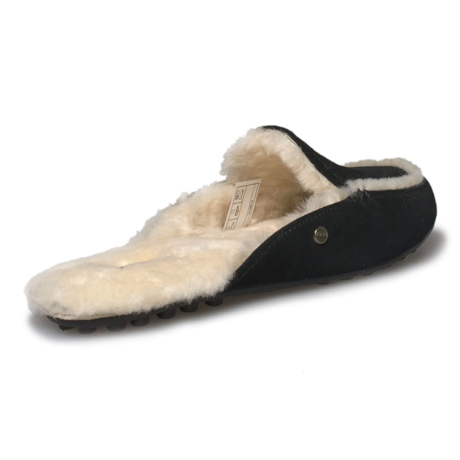 UGG Lane Black Slides - Women's