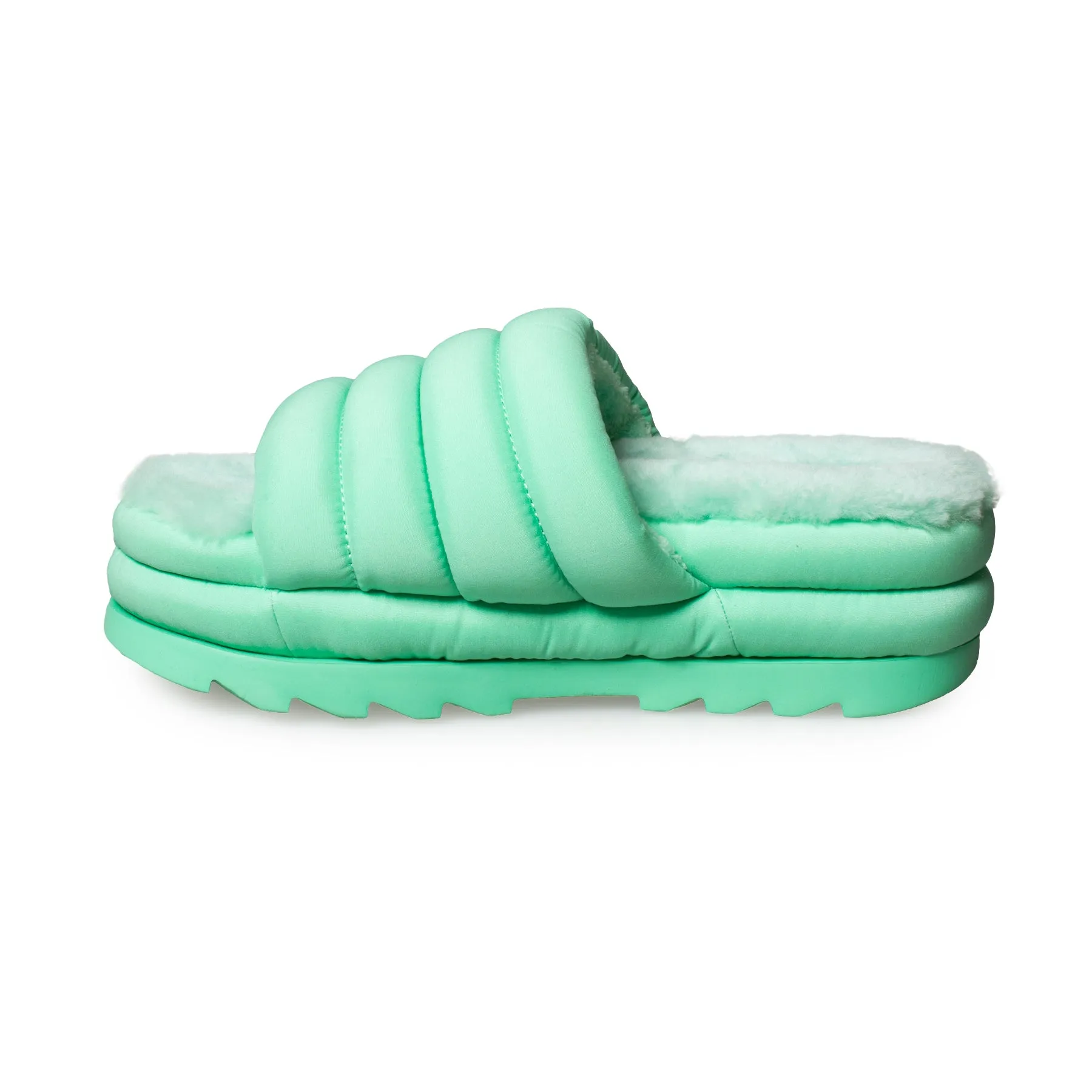 UGG Maxi Slide Pale Emerald Slippers - Women's