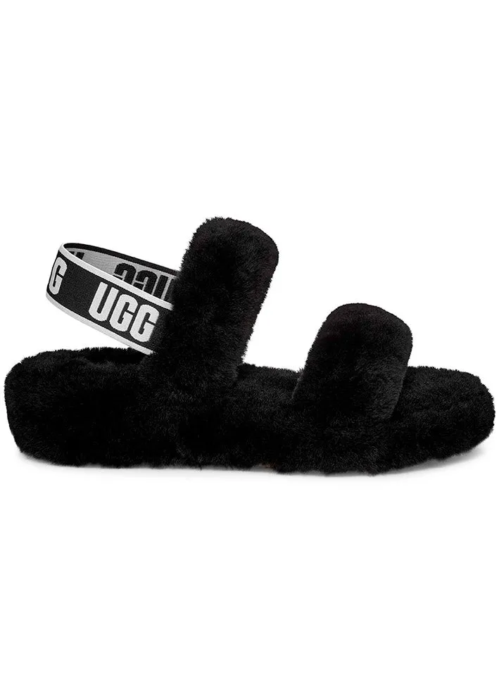 UGG Oh Yeah Slide Slippers - black