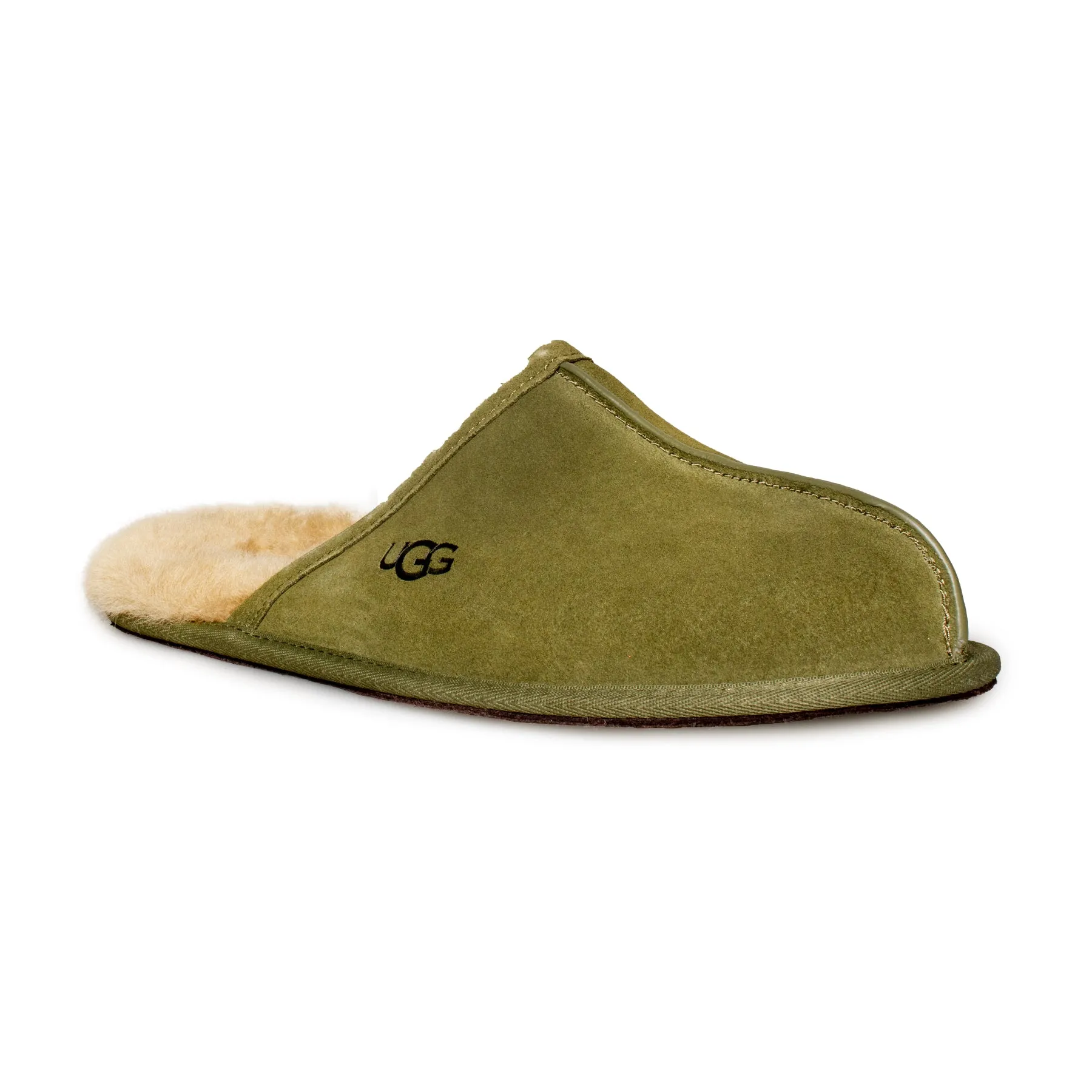 UGG Scuff Black Olive Slippers - Men's