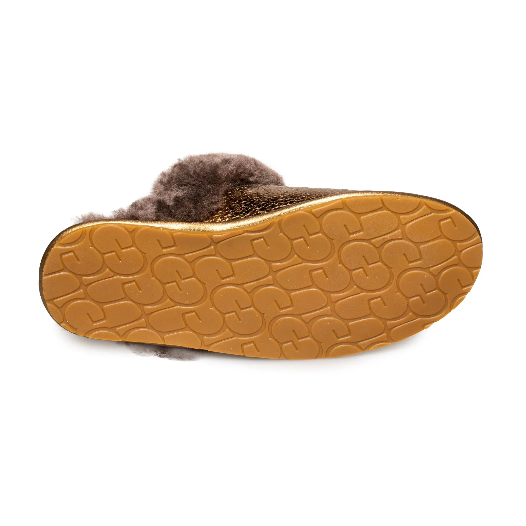 UGG Scuffette II Metallic Sparkle Bronze Slippers - Women's