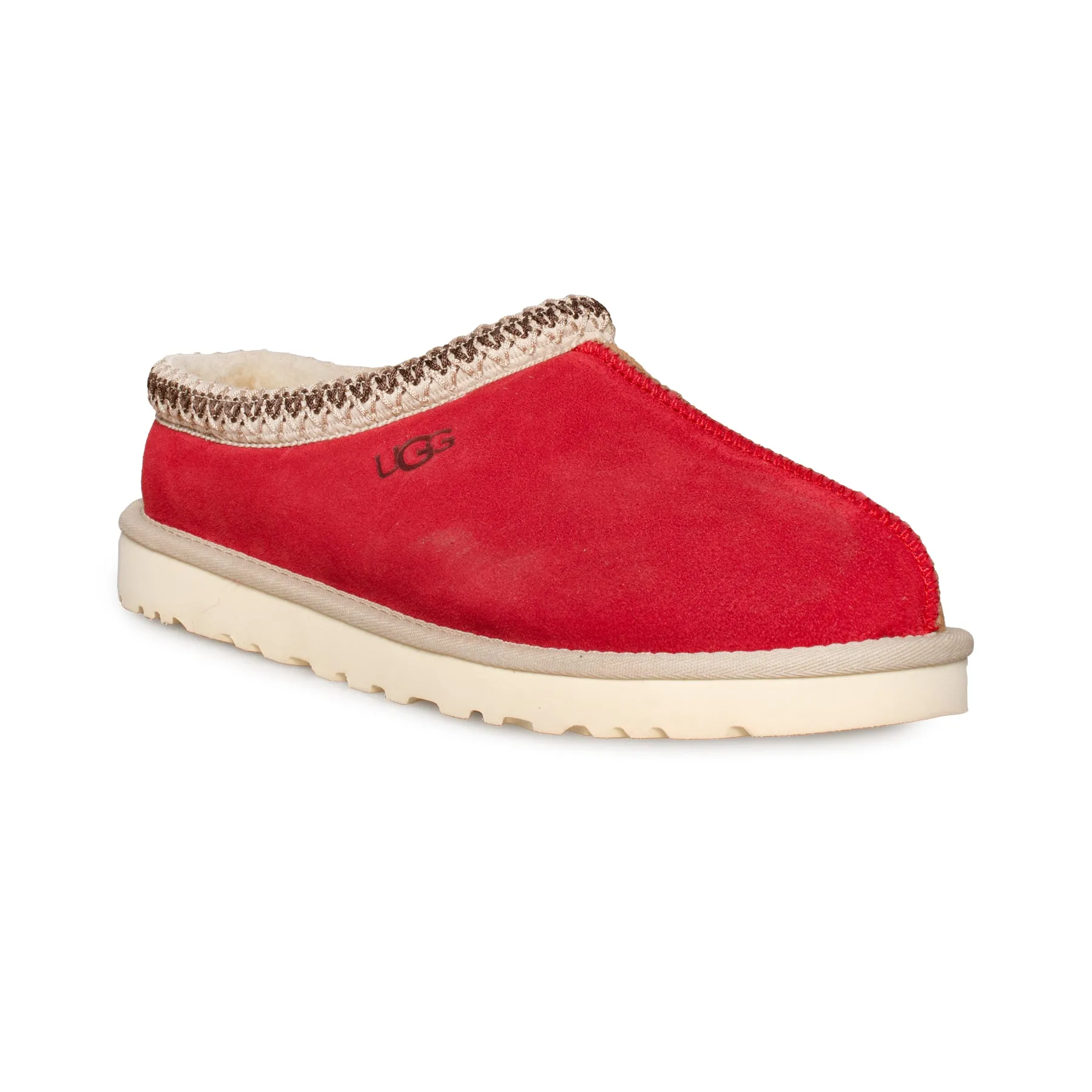 UGG Tasman Mashup Samba Red / Chestnut Slippers - Men's