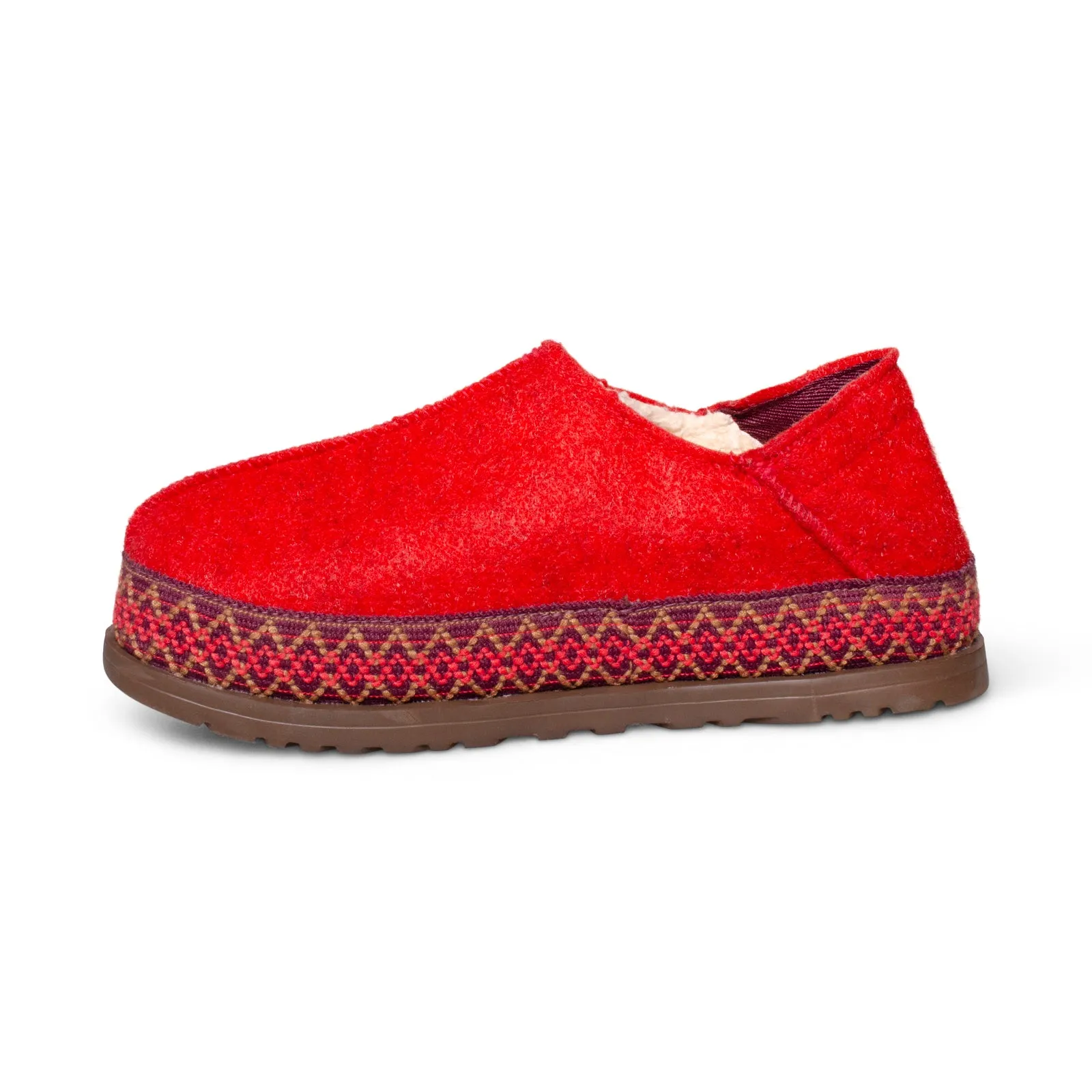 UGG Tasman Refelt Red Currant Slippers - Women's