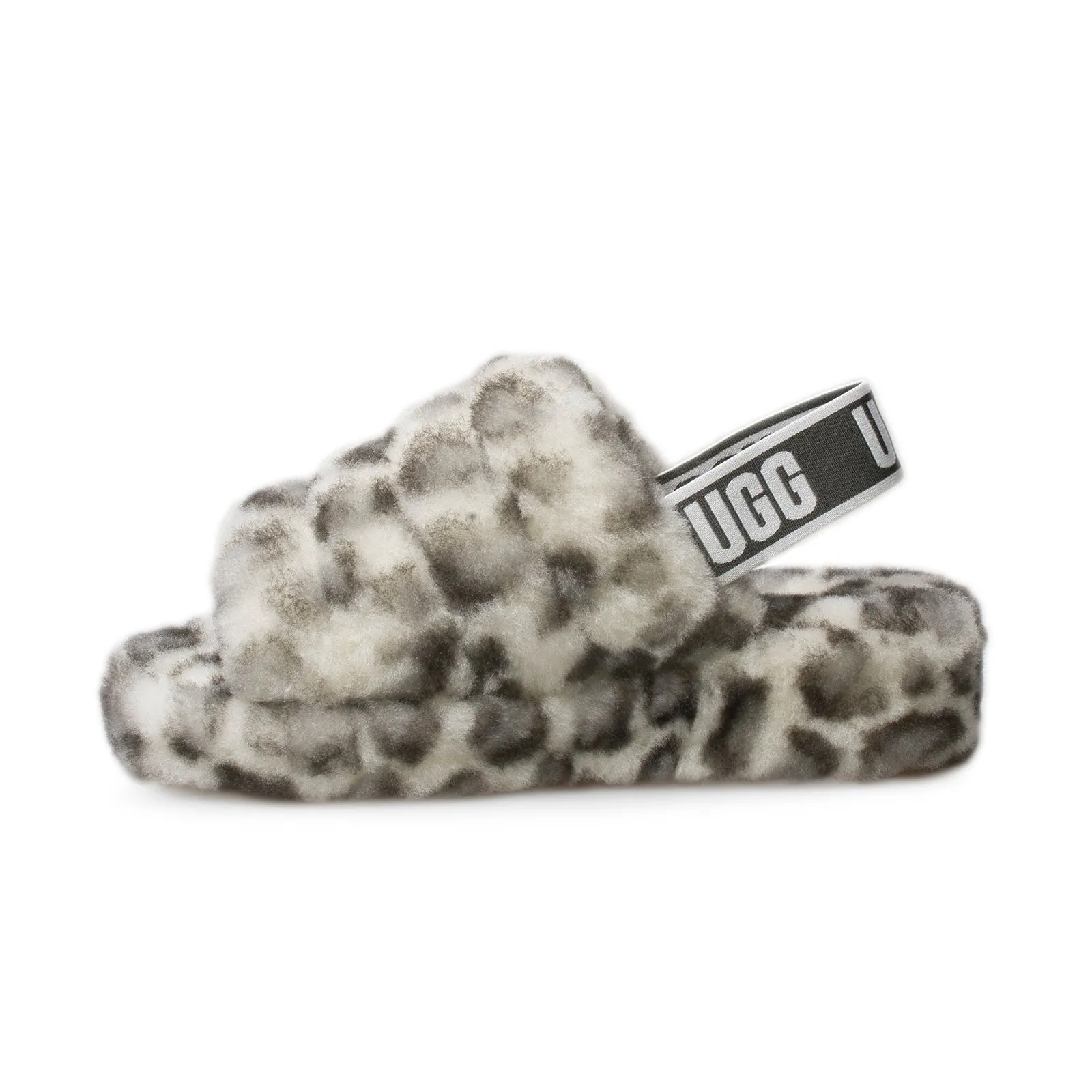 UGG Yeah Slide Leopard White Slippers - Women's