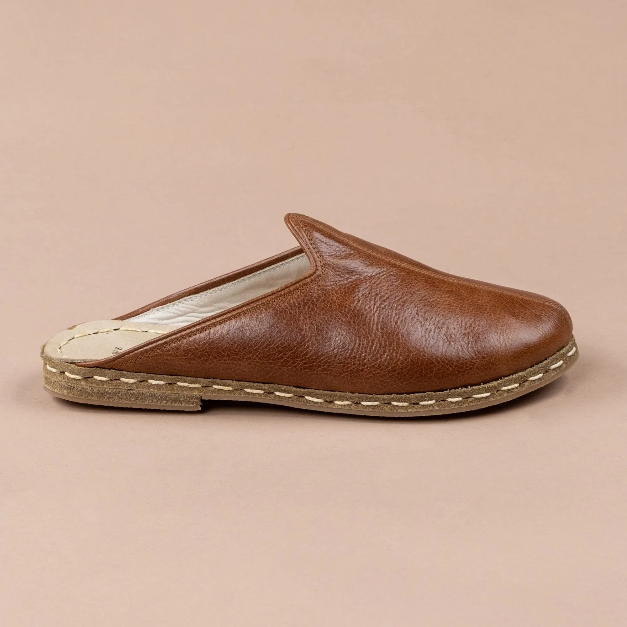 Women's Antique Brown Slippers