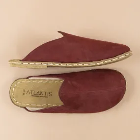 Women's Burgundy Barefoot Slippers