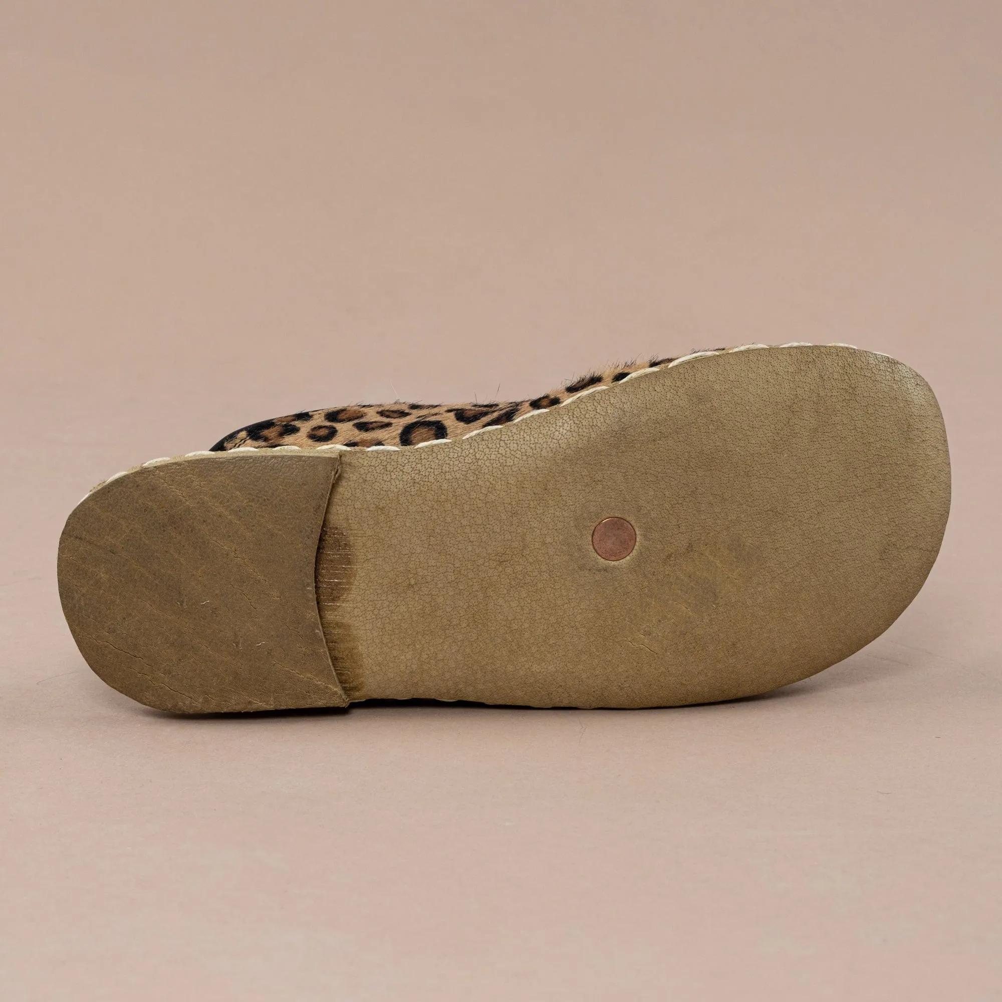 Women's Leopard Barefoot Slippers