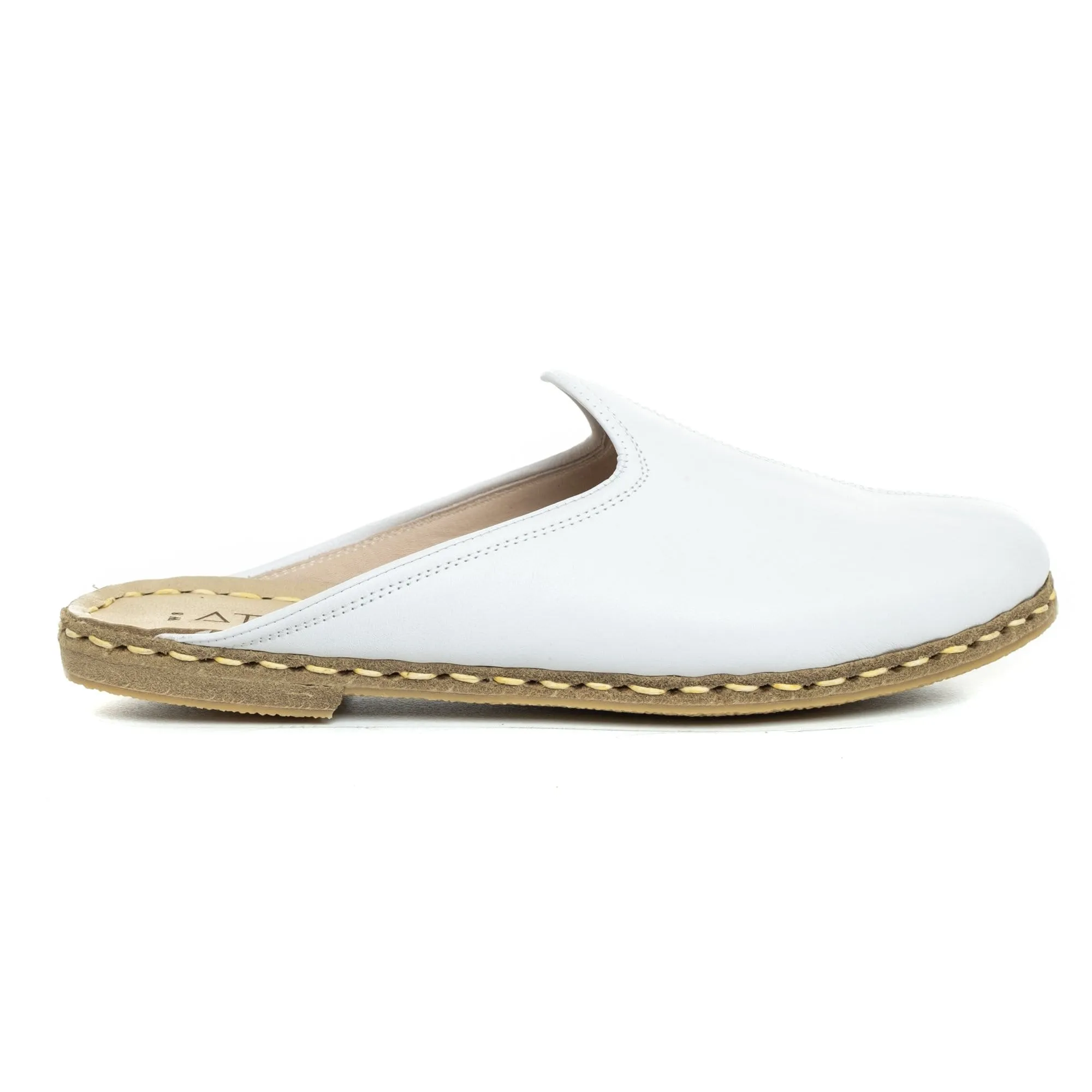 Women's White Slippers