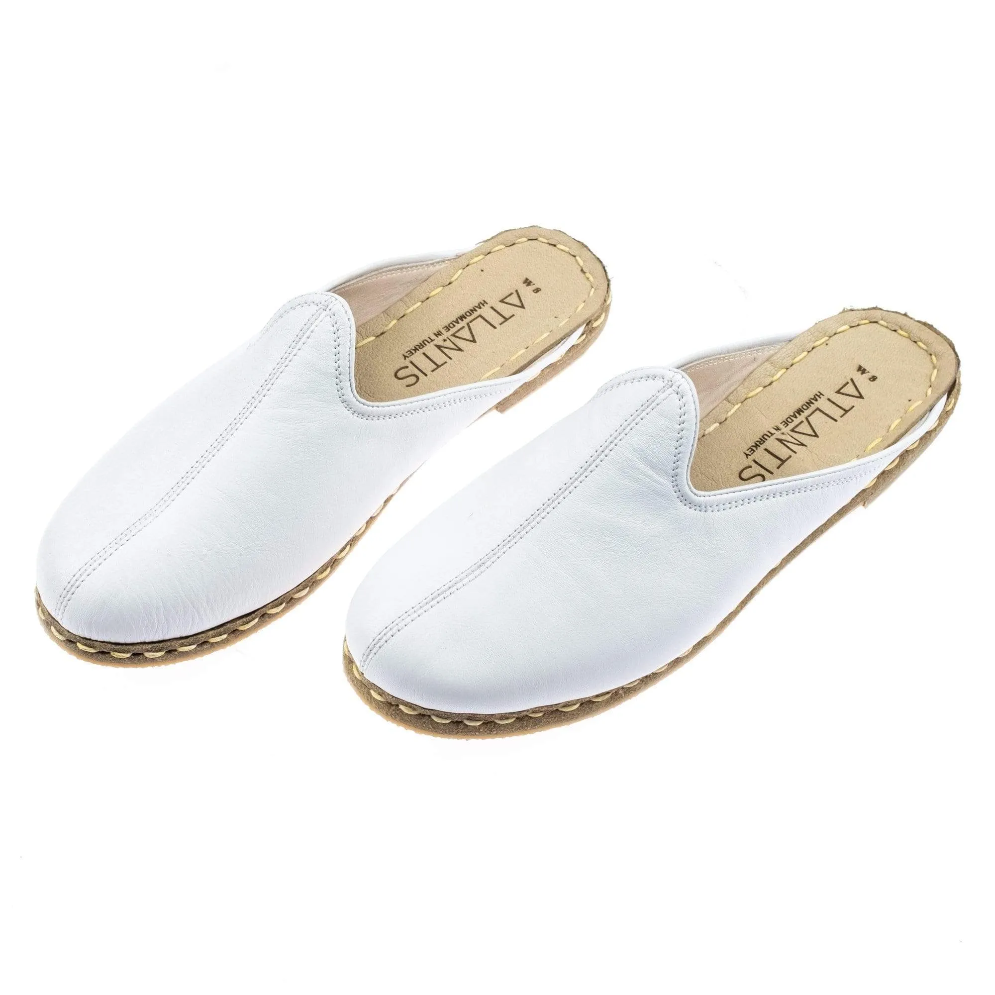 Women's White Slippers