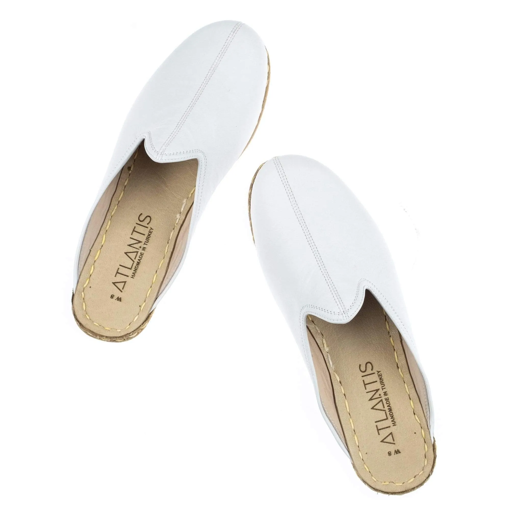 Women's White Slippers