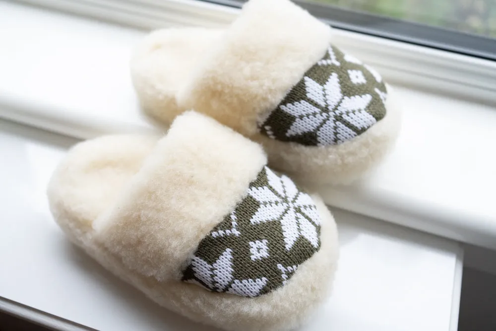 Wool slippers