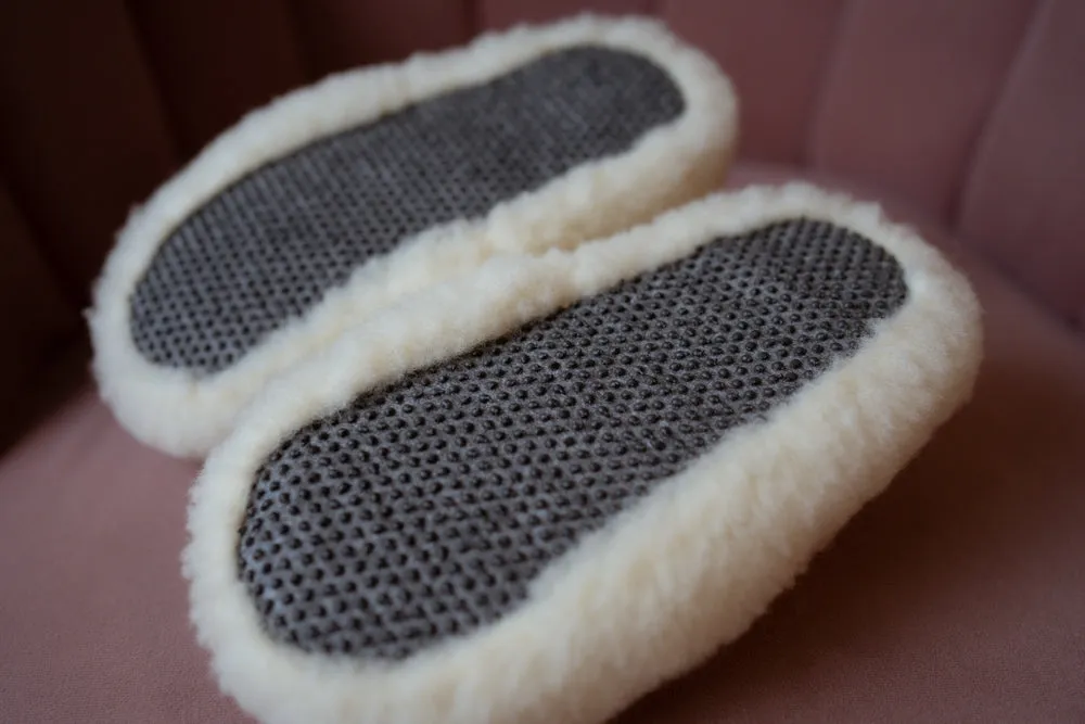 Wool slippers