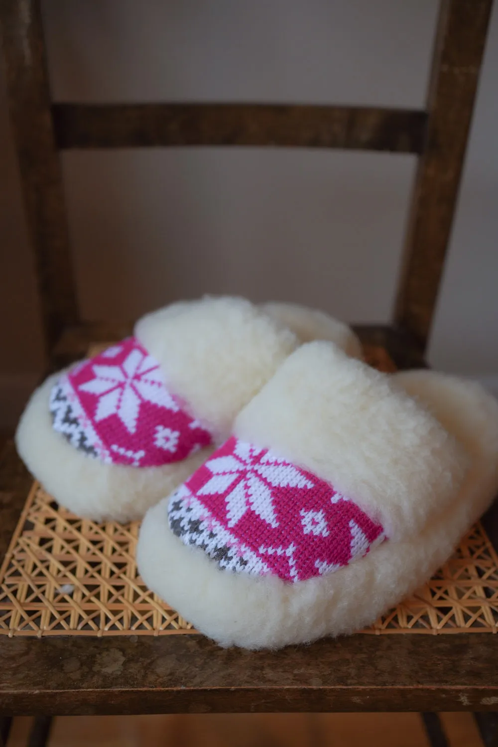 Wool slippers